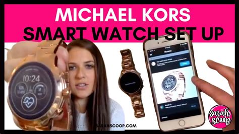 how do i start a michael kors ndw2f watch|set up Michael Kors Watch.